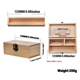 Max Portable Wooden Storage Box Holder Hand Cigarette Tool Box Case AC325