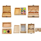 Max Portable Wooden Storage Box Holder Hand Cigarette Tool Box Case AC325