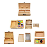 Max Portable Wooden Storage Box Holder Hand Cigarette Tool Box Case AC325
