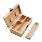 Max Portable Wooden Storage Box Holder Hand Cigarette Tool Box Case AC325