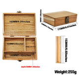 Max Portable Wooden Storage Box Holder Hand Cigarette Tool Box Case AC341