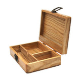 Max Portable Wooden Storage Box Holder Hand Cigarette Tool Box Case AC341