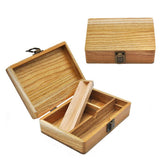 Max Portable Wooden Storage Box Holder Hand Cigarette Tool Box Case AC341