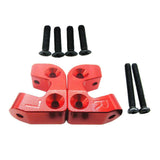 Max RC Rear Suspension Arm Mount Silver Upgrade Part Accessory Red