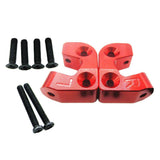 Max RC Rear Suspension Arm Mount Silver Upgrade Part Accessory Red