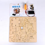 Max 3D Wooden Puzzle Merry-go-round DIY Craft Kits Building Assembly Toy Gift