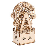 Max Wind Up Rotating Ferris Wheel Music Box DIY Wood Music Box Movement Toy