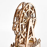 Max Wind Up Rotating Ferris Wheel Music Box DIY Wood Music Box Movement Toy