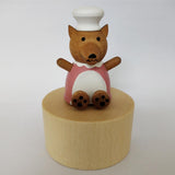 Max Rotating Animal Eight Music Box Creative Festival Gift Decor wolf