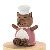 Max Rotating Animal Eight Music Box Creative Festival Gift Decor wolf