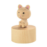 Max Rotating Animal Eight Music Box Creative Festival Gift Decor cat