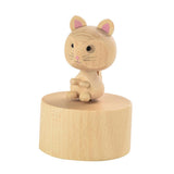 Max Rotating Animal Eight Music Box Creative Festival Gift Decor cat