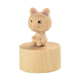 Max Rotating Animal Eight Music Box Creative Festival Gift Decor cat