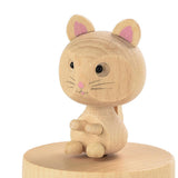 Max Rotating Animal Eight Music Box Creative Festival Gift Decor cat