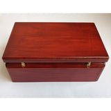 Max Wooden Jewelry Music Box Creative Crafts Gift red