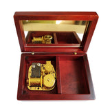 Max Wooden Jewelry Music Box Creative Crafts Gift red