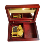 Max Wooden Jewelry Music Box Creative Crafts Gift red