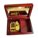 Max Wooden Jewelry Music Box Creative Crafts Gift red