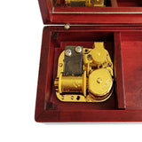 Max Wooden Jewelry Music Box Creative Crafts Gift red