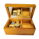 Max Wooden Jewelry Music Box Creative Crafts Gift yellow