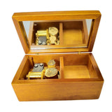 Max Wooden Jewelry Music Box Creative Crafts Gift yellow