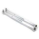 Max 2 Pieces Front Rear Pull Rods for Traxxas X-Maxx Silver