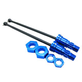Max 2pcs 1/5 Front Rear Universal Drive Shafts for Traxxas X-Maxx Blue