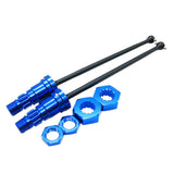 Max 2pcs 1/5 Front Rear Universal Drive Shafts for Traxxas X-Maxx Blue