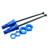 Max 2pcs 1/5 Front Rear Universal Drive Shafts for Traxxas X-Maxx Blue
