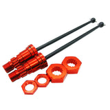 Max 2pcs 1/5 Front Rear Universal Drive Shafts for Traxxas X-Maxx Red