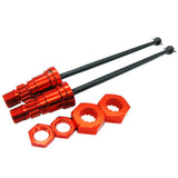 Max 2pcs 1/5 Front Rear Universal Drive Shafts for Traxxas X-Maxx Red