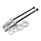 Max 2pcs 1/5 Front Rear Universal Drive Shafts for Traxxas X-Maxx Silver