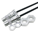 Max 2pcs 1/5 Front Rear Universal Drive Shafts for Traxxas X-Maxx Silver