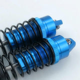 Max RC Truck Front Rear Shock Absorber Set for Traxxas Slash Light Blue