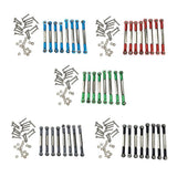 Max Linkage Pull Steering Rod for WPL JJRC Henglong 1/16 Crawler Army Car Red