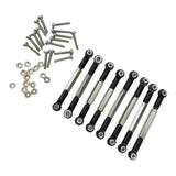 Max Linkage Pull Steering Rod for WPL JJRC Henglong 1/16 Crawler Army Car Black