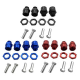 Maxbell 12mm to 17mm Wheel Hex Hub Adapter Conversion for 1/10 RC Car Dark Blue