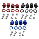 Maxbell 12mm to 17mm Wheel Hex Hub Adapter Conversion for 1/10 RC Car Dark Blue