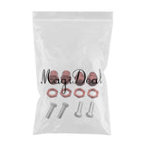Maxbell 12mm to 17mm Wheel Hex Hub Adapter Conversion for 1/10 RC Car Red