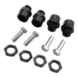 Maxbell 12mm to 17mm Wheel Hex Hub Adapter Conversion for 1/10 RC Car Black