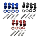 Maxbell 12mm to 17mm Wheel Hex Hub Adapter Conversion for 1/10 RC Car 30mm Red