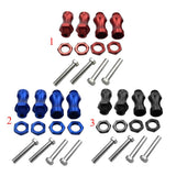 Maxbell 12mm to 17mm Wheel Hex Hub Adapter Conversion for 1/10 RC Car 30mm Red
