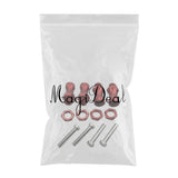 Maxbell 12mm to 17mm Wheel Hex Hub Adapter Conversion for 1/10 RC Car 30mm Red