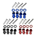 Maxbell 12mm to 17mm Wheel Hex Hub Adapter Conversion for 1/10 RC Car 30mm Red
