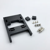 Max Maxb 1/16 RC Servo Fixed Mount Bracket for WPL Military Truck Semi Pickup  Black