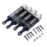 Max Maxb Front/Rear Shock Absorber for Traxxas Slash ,HQ 727 Short Truck Silver
