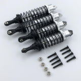 Max Maxb Front/Rear Shock Absorber for Traxxas Slash ,HQ 727 Short Truck Silver