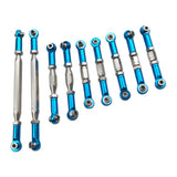 Max Maxb Metal Upgrading Parts Adjustable Rod for 1:12 Remote Control Vehicle Blue