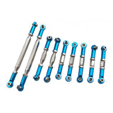 Max Maxb Metal Upgrading Parts Adjustable Rod for 1:12 Remote Control Vehicle Blue