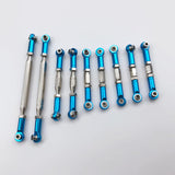 Max Maxb Metal Upgrading Parts Adjustable Rod for 1:12 Remote Control Vehicle Blue